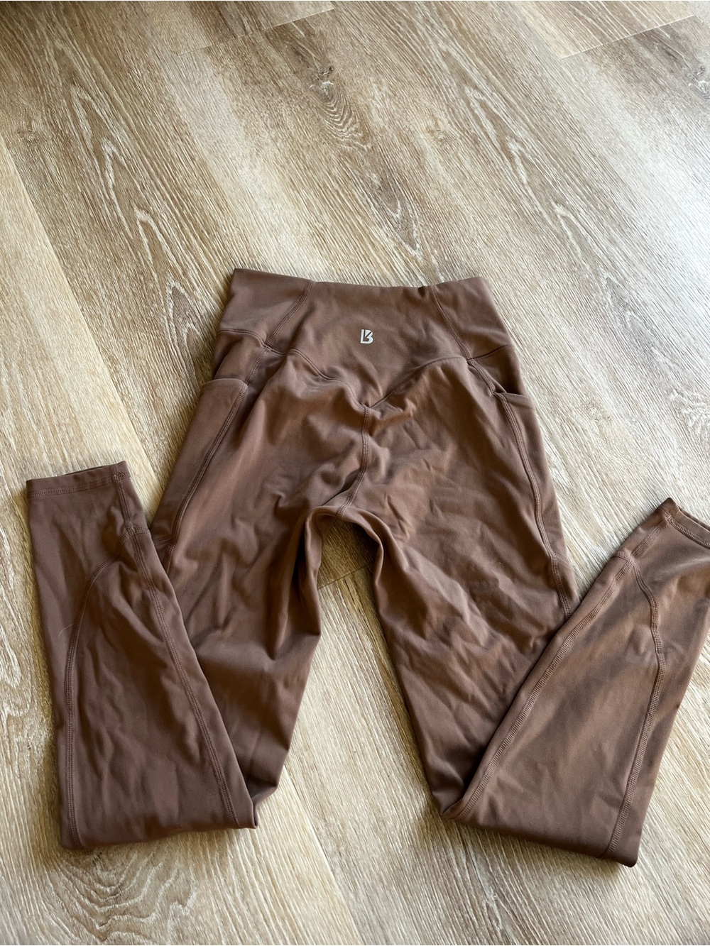 BuffBunny Women's Chocolate Brown High-Waist Leggings